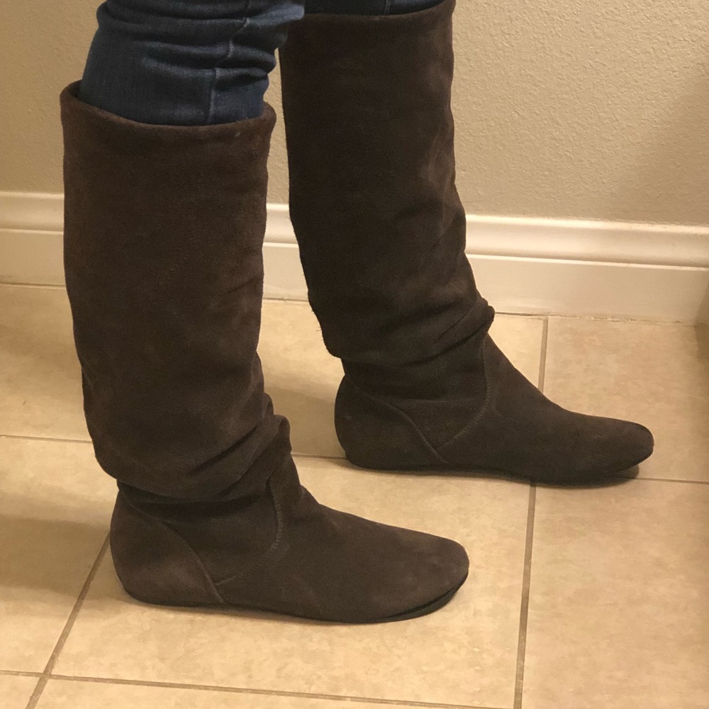 Steve Madden brown suede tall boots